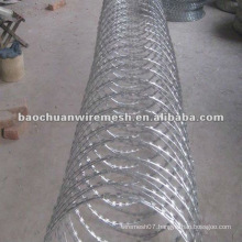 CBT-65 galvanized Scraper type razor barbed wire for protection with reasonable price in store(supplier)